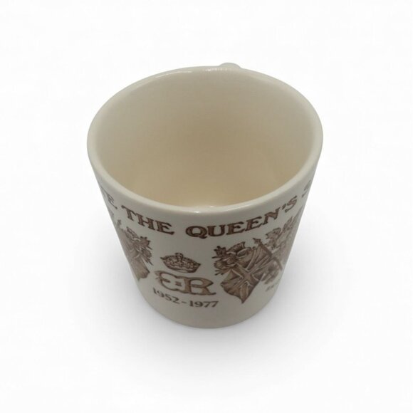 Masons Silver Jubilee Mug Queen Elizabeth II and Prince Philip England Vintage - Picture 5 of 10